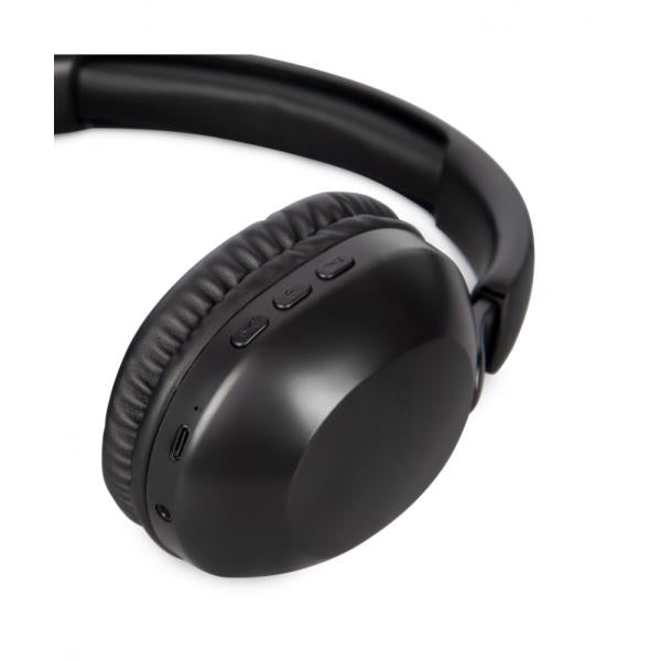 VULTECH CUFFIE BLUETOOTH 5.3 OCTOPUS, NERE CON MICROFONO E CONTROLLO TRACCIA, TYPE C, BATTERIA 300MA [HBT-20BK REV. 2.1]