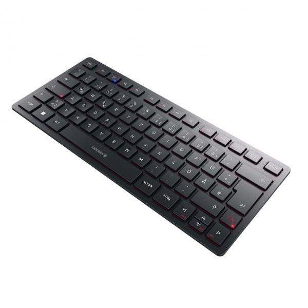 Cherry KW 9200 MINI - Keyboard - Wireless - QWERTY - Black [JK-9250DE-2]