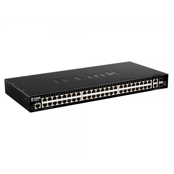 D-LINK SWITCH 52 PORTE DI CUI 48 PORTE GE + 2 10GE PORTE + 2 SFP+, SMART MANAGED [DGS-1520-52_I]
