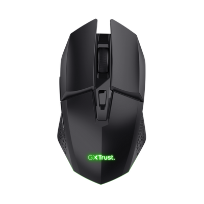 TRUST MOUSE GAMING RGB WIRELESS RICARICABILE 4.800DPI - GXT110 FELOX NERO [25037]