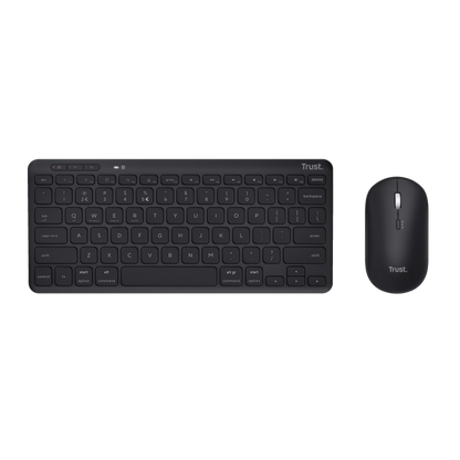 TRUST BUNDLE LYRA WL TASTIERA + MOUSE IT NERO [24844]