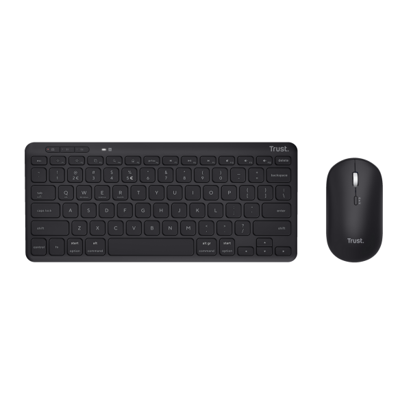 TRUST BUNDLE LYRA WL TASTIERA + MOUSE IT NERO [24844]