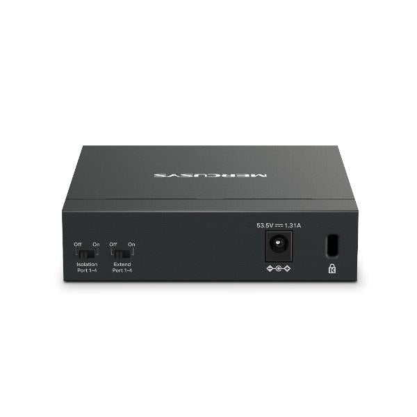 MERCUSYS GIGABIT SWITCH MS105GP MINI 5 PORTE (4 PoE) GIGABIT METALLO [MS105GP]