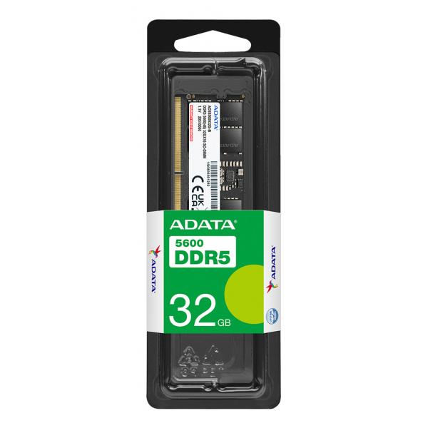 ADATA RAM DIMM 32GB DDR5 5600MHZ UDIMM [AD5U560032G-S]