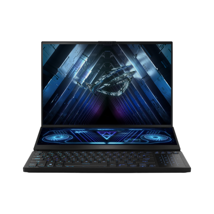 ASUS ROG Zephyrus Duo 16 GX650PY-NM062W AMD Ryzen 9 7945HX Computer portatile 40,6 cm (16") WQXGA 16 GB DDR5-SDRAM 2 TB SSD NVIDIA GeForce RTX 4090 Wi-Fi 6E (802.11ax) Windows 11 Home Nero [90NR0BI1-M003M0]