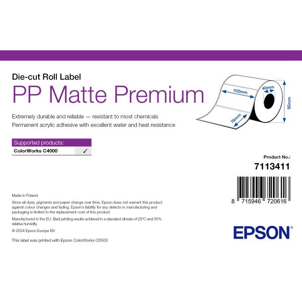 7113411 DIE-CUT ROLL 102MM X 76MM [7113411]