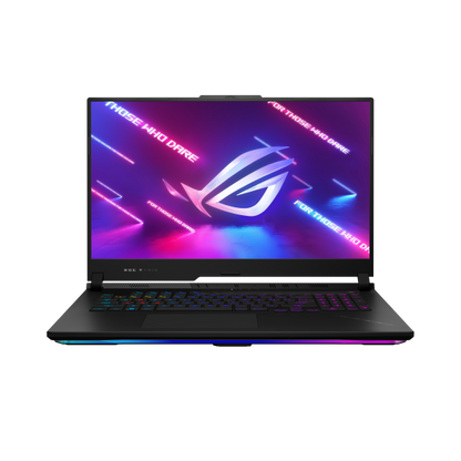 ASUS ROG Strix SCAR 17 G733PZ-LL034W AMD Ryzen 9 7945HX Computer portatile 43,9 cm (17.3") Wide Quad HD 16 GB DDR5-SDRAM 1 TB SSD NVIDIA GeForce RTX 4080 Wi-Fi 6E (802.11ax) Windows 11 Home Nero [90NR0DC4-M00240]