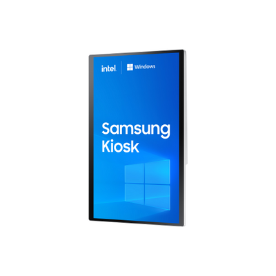 Samsung KM24C-C Design chiosco 61 cm (24") LED 250 cd/m Full HD Bianco Touch screen Processore integrato Windows 10 IoT Enterprise 16/7 [LH24KMCCBGCXEN]