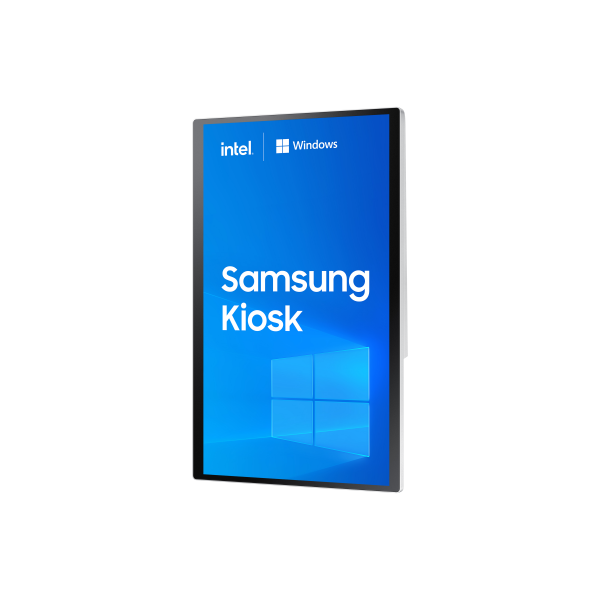 Samsung KM24C-C Design chiosco 61 cm (24") LED 250 cd/m Full HD Bianco Touch screen Processore integrato Windows 10 IoT Enterprise 16/7 [LH24KMCCBGCXEN]