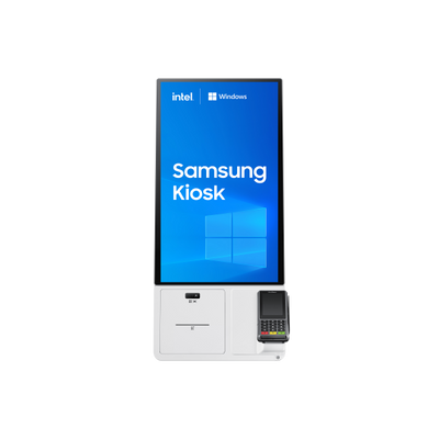 Samsung KM24C-C Design chiosco 61 cm (24") LED 250 cd/m Full HD Bianco Touch screen Processore integrato Windows 10 IoT Enterprise 16/7 [LH24KMCCBGCXEN]