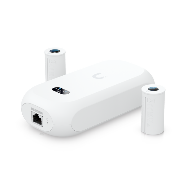 Ubiquiti - UVC-AI-Theta - UniFi AI Theta system with 4K (9MP) resolution and ultra-wide 360 view with 360 Lens, 4K (8MP) video resolution with Wide-Angle Lens, Kit includes (1) AI Theta Hub, (1) Wide [UVC-AI-Theta]