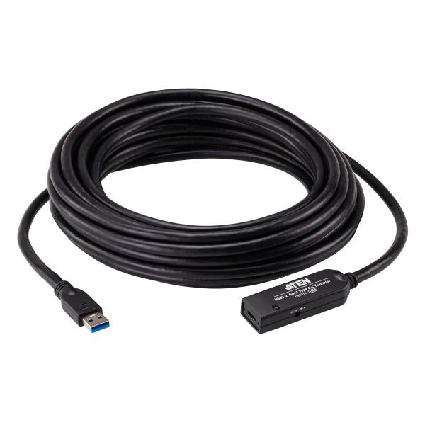 ATEN - USB-A 3.2 Gen1 (male) to USB-C (female) Extender Cable (up to 10m) - PROMO FINO AD ESAURIMENTO SCORTE [UE331C-AT-G]