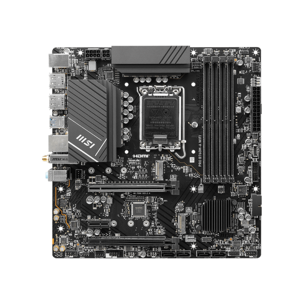MSI PRO B760M-A WIFI scheda madre Intel B760 LGA 1700 micro ATX [PROB760M-AWIFI]