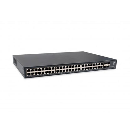 Level One 52-Port UnManaged Gigabit Ethernet Switch- 48 x Gigabit RJ45- 4 x 10GbE SFP+ [GTU-5211]