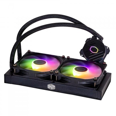 Cooler Master MasterLiquid 240L Core ARGB Processore Liquid cooling kit 12 cm Nero [MLW-D24M-A18PZ-R1]