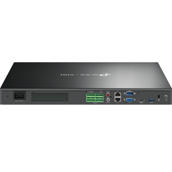 TP-Link - 32 Channel Network Video Recorder SPEC: H.265+/H.265/H.264+/H.264, Up to 8MP resolution, Decoding capability/16-ch @2MP, 320 Mbps Incoming Bandwidth(up to 32 channels), 4 SATA Interface(up [VIGINVR4032H]