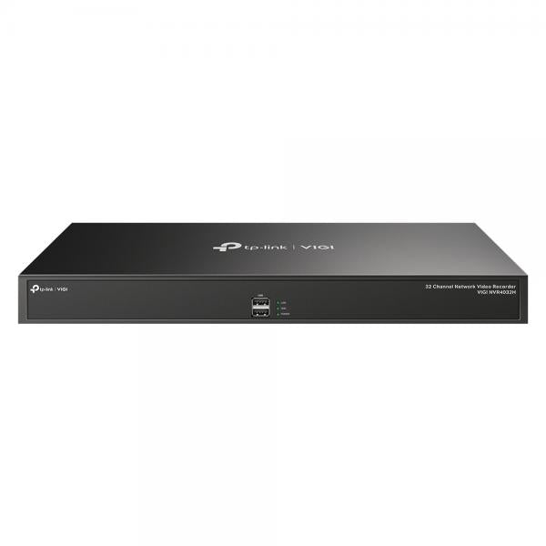 TP-Link - 32 Channel Network Video Recorder SPEC: H.265+/H.265/H.264+/H.264, Up to 8MP resolution, Decoding capability/16-ch @2MP, 320 Mbps Incoming Bandwidth(up to 32 channels), 4 SATA Interface(up [VIGINVR4032H]