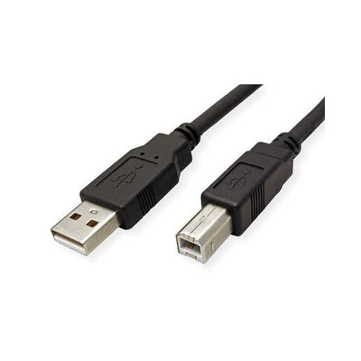 ROLINE GREEN CAVO USB2.0, A - B, M/M, BLACK, 1.8M [11.44.8818]
