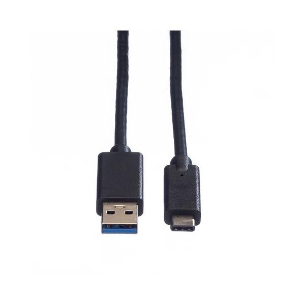 ROLINE GREEN CAVO USB3.2 GEN1, A - C, M/M, BLACK, 1M [11.44.9011]