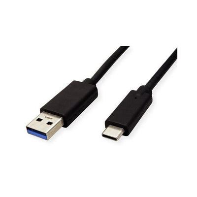 ROLINE GREEN CAVO USB3.2 GEN1, A - C, M/M, BLACK, 1M [11.44.9011]