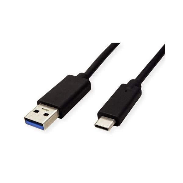 ROLINE GREEN CAVO USB3.2 GEN1, A - C, M/M, BLACK, 1M [11.44.9011]