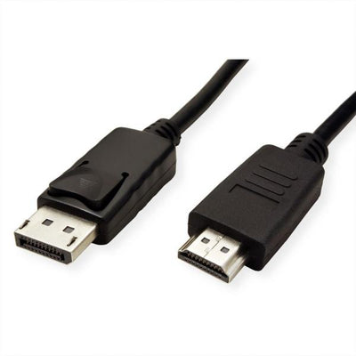 ROLINE GREEN CAVO DISPLAYPORT CABLE, DP - HDTV, M/M, BLACK, 2M [11.44.5781]