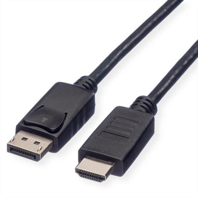 ROLINE GREEN CAVO DISPLAYPORT CABLE, DP - HDTV, M/M, BLACK, 2M [11.44.5781]