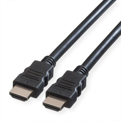 ROLINE GREEN CAVO HDMI HIGH SPEED CABLE, M/M, BLACK, 1M [11.44.5571]