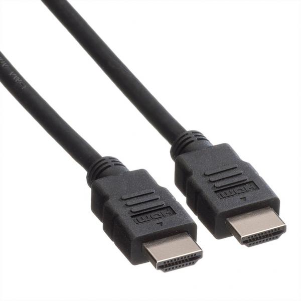 ROLINE GREEN CAVO HDMI HIGH SPEED CABLE E ETHERNET, M M, BLACK, 2M [11.44.5732]