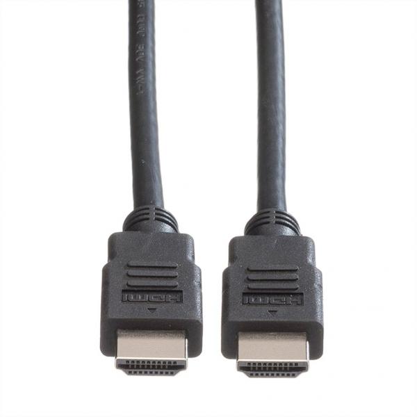 ROLINE GREEN CAVO HDMI HIGH SPEED CABLE E ETHERNET, M M, BLACK, 2M [11.44.5732]