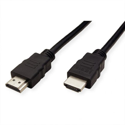 ROLINE GREEN CAVO HDMI HIGH SPEED CABLE E ETHERNET, M M, BLACK, 1M [11.44.5731]