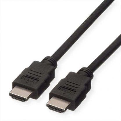 ROLINE GREEN CAVO HDMI HIGH SPEED CABLE E ETHERNET, M M, BLACK, 1M [11.44.5731]