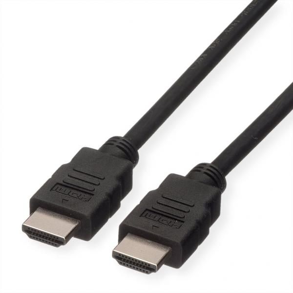 ROLINE GREEN CAVO HDMI HIGH SPEED CABLE E ETHERNET, M M, BLACK, 1M [11.44.5731]
