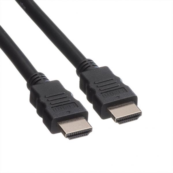 ROLINE GREEN CAVO HDMI HIGH SPEED CABLE, M/M, BLACK, 2M [11.44.5572]