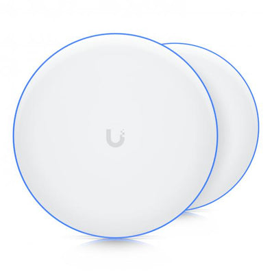 Ubiquiti - UBB-XG - 60 GHz wireless PtP bridge, 500 m (1,640 ft) maximum range, 60 GHz & 5 GHz dual-radio redundancy, x1 10G SFP+ and x1 GbE PoE++ port, 5 GHz (866.6 Mbps) and 60GHz (6000 Mbps), Power [UBB-XG-EU]