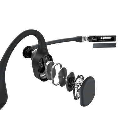 SHOKZ OpenComm2 UC (With USB-A) Bluetooth Wireless Bone Conduction Headset [C110-AA-BK-EN]