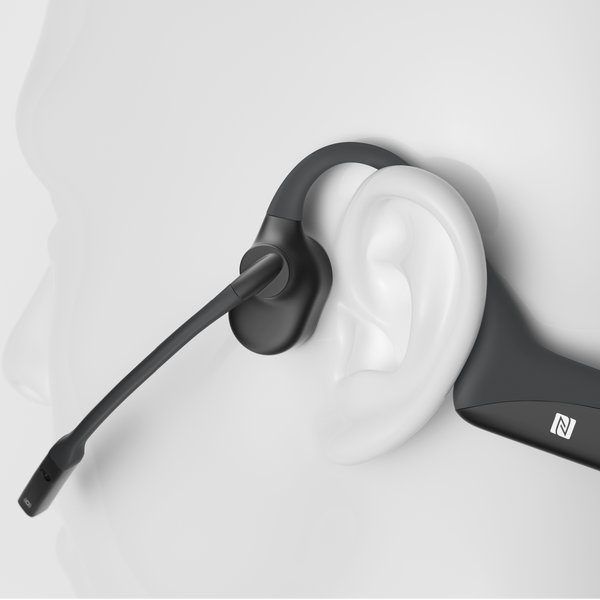 SHOKZ OpenComm2 UC (With USB-A) Bluetooth Wireless Bone Conduction Headset [C110-AA-BK-EN]
