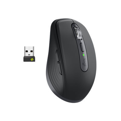 Logitech MX Anywhere 3S Compact Performance Wireless Mouse for Business - Graphite [910-006958]