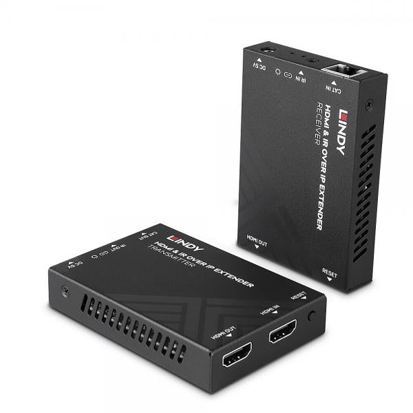 LINDY No. 38398 - Extender HDMI & IR over IP [LIN-38398]