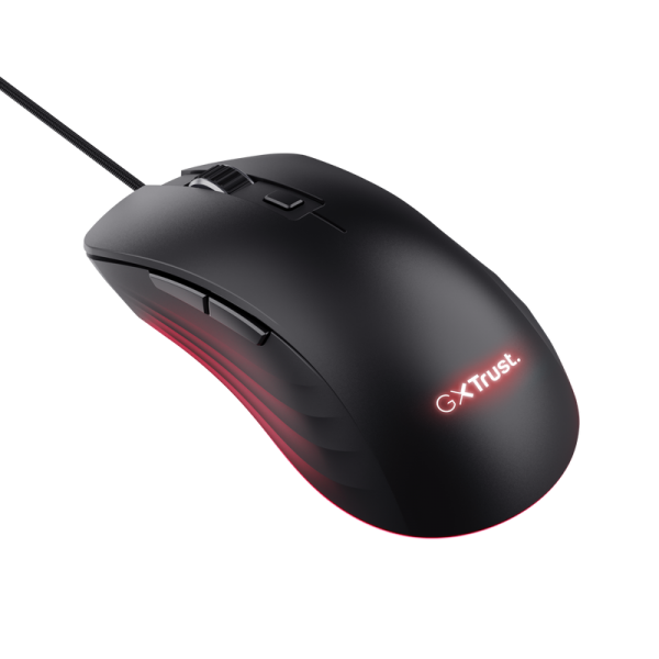 TRUST MOUSE GAMING RGB CABLATO 25.600 DPI ACELLERAZIONE 50G POLLING 1.000HZ - 6 PULSANTI PROGRAMMABI [24890]