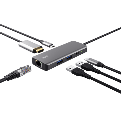 TRUST ADATTATORE DALYX 6-IN-1 MULTIPORTE [24968]