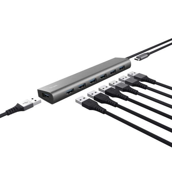 TRUST HUB HALYX 7 PORT USB [24967]