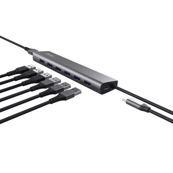 TRUST HUB HALYX 7 PORT USB [24967]