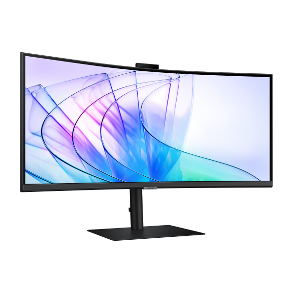 Samsung ViewFinity S6 - 34 inch Curved - UltraWide Quad HD VA LED Monitor - 3440x1440 - HAS / RJ45 / USB-C / Webcam [LS34C652VAUXEN]