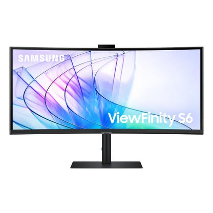Samsung ViewFinity S6 - 34 inch Curved - UltraWide Quad HD VA LED Monitor - 3440x1440 - HAS / RJ45 / USB-C / Webcam [LS34C652VAUXEN]