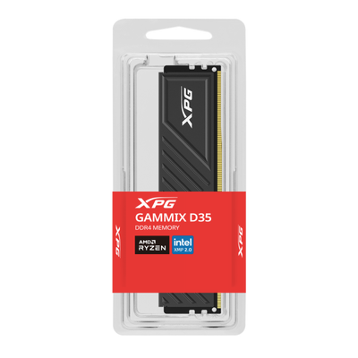 ADATA RAM GAMING SPECTRIX D35 8GB DDR4 3600MHZ 1,35V BLACK [AX4U36008G18I-SBKD35]