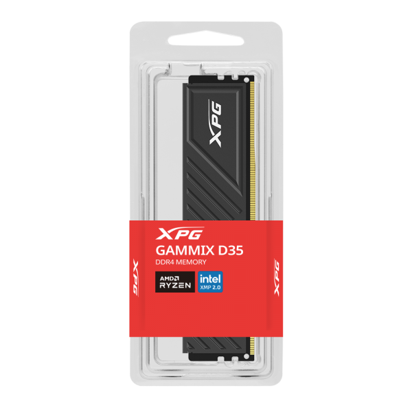 ADATA RAM GAMING SPECTRIX D35 8GB DDR4 3600MHZ 1,35V BLACK [AX4U36008G18I-SBKD35]