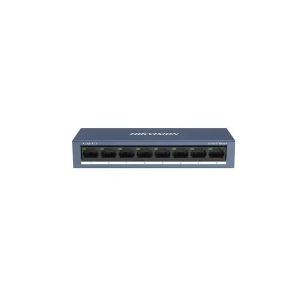 Hikvision Pro Series DS-3E0108-O switch di rete Non gestito Fast Ethernet (10/100) Grigio [DS-3E0108-O]