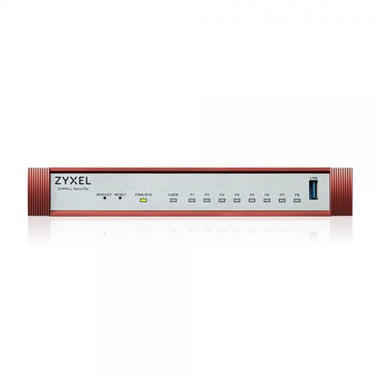 Zyxel USG FLEX 100 H - 8 Gigabit user-definable ports - 1 USB with 1 YR Entry Defense Pack [USGFLEX100H-EU0101F]