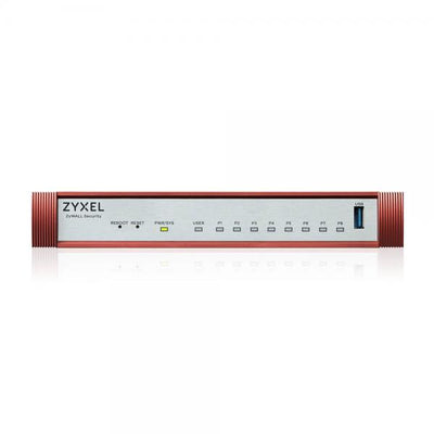 Zyxel USG FLEX 100 H - 8 Gigabit user-definable ports - 1 USB with 1 YR Entry Defense Pack [USGFLEX100H-EU0101F]